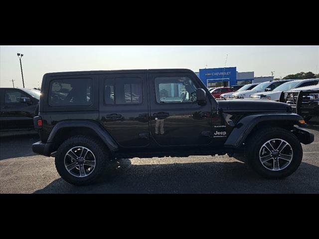 Used 2023 Jeep Wrangler 4-Door Sahara with VIN 1C4HJXEN3PW614528 for sale in Lexington, NE