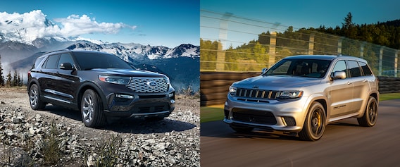 Ford Explorer Vs Jeep Grand Cherokee Compare Models In Glendale