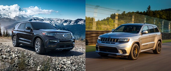 Ford Explorer Vs Jeep Grand Cherokee Compare Models In Glendale