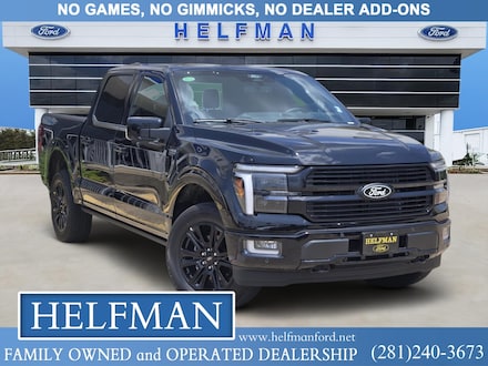 Used 2025 Ford F-150 Platinum Truck SuperCrew Cab for Sale in Stafford, TX at Helfman Ford