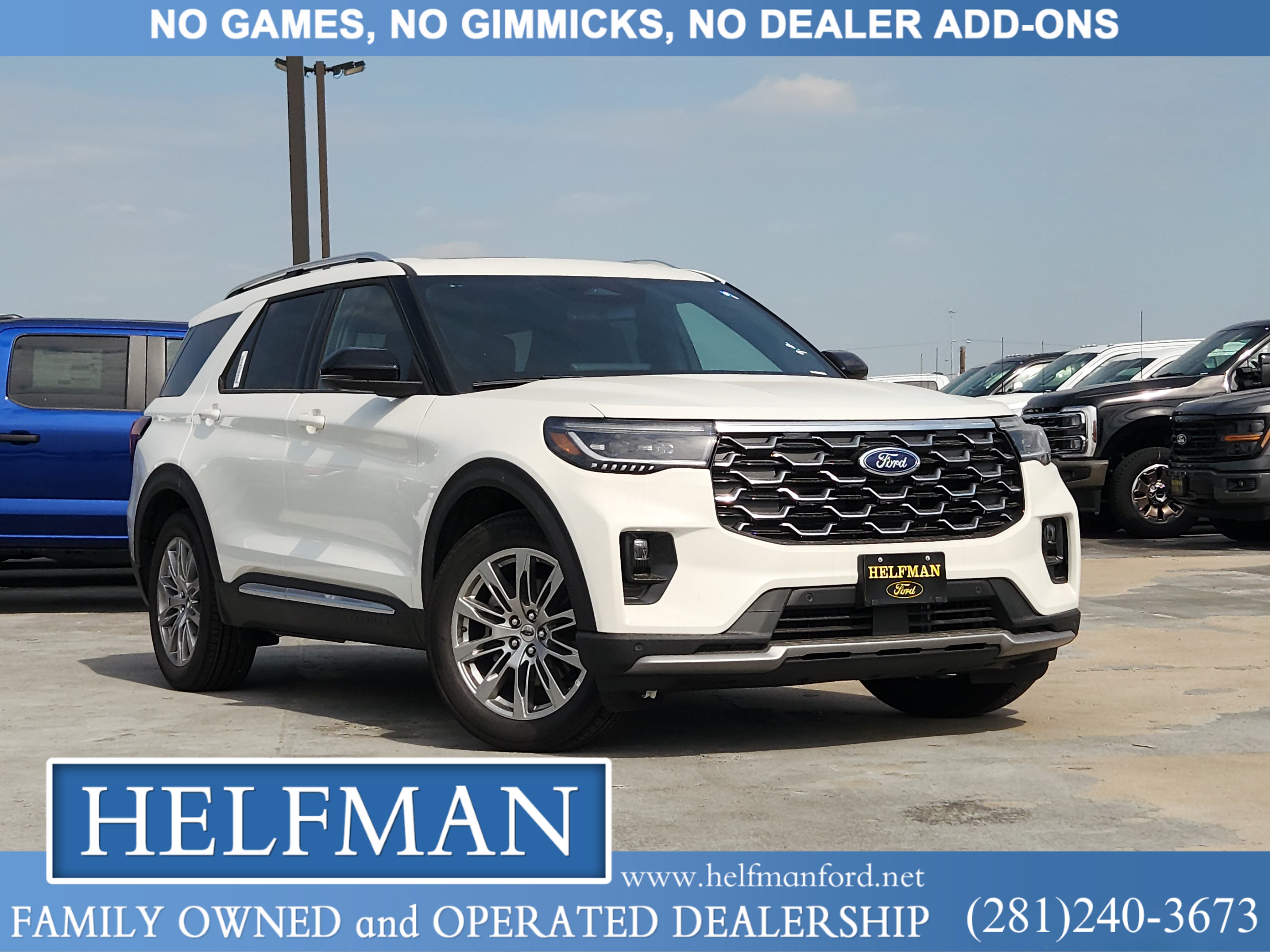 New 2026 Ford Explorer Platinum SUV