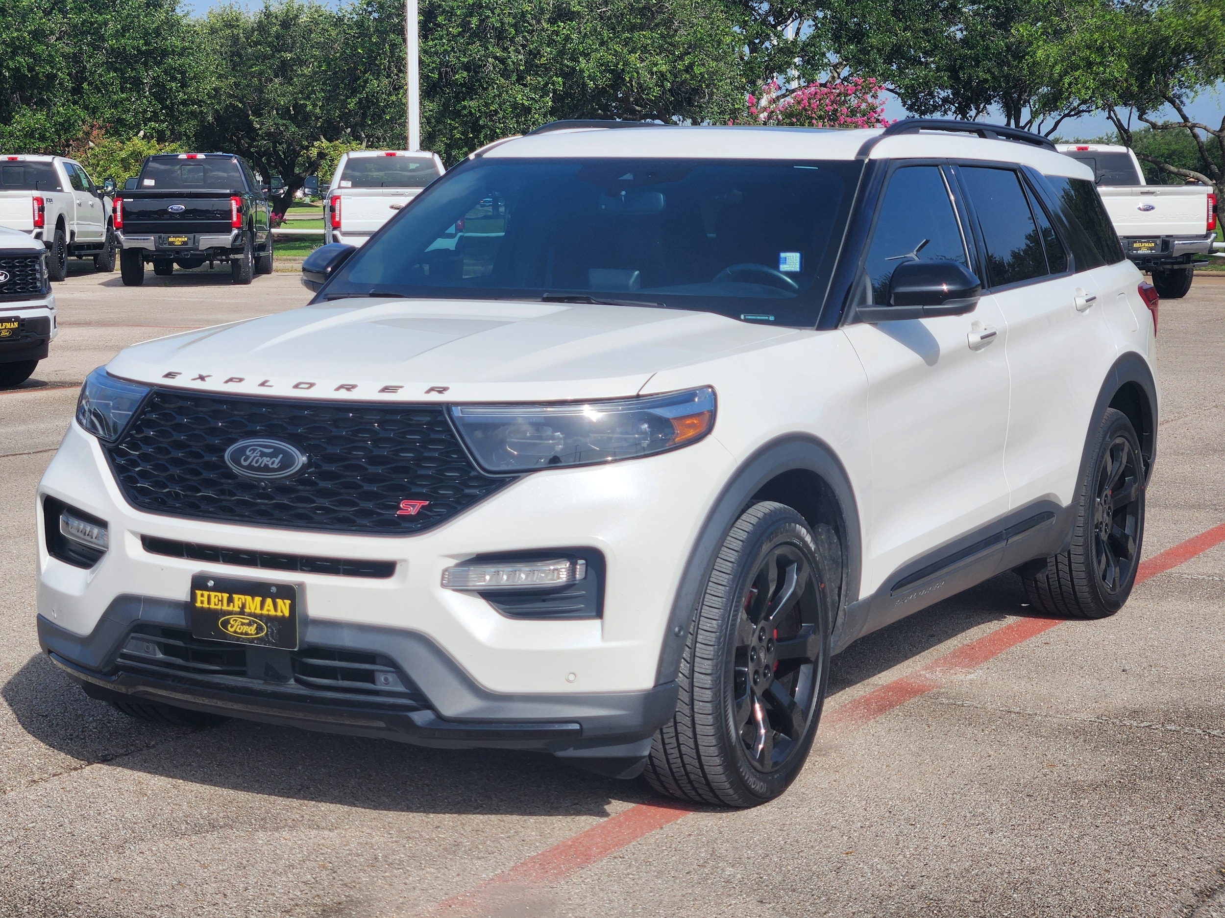 Used 2021 Ford Explorer ST with VIN 1FM5K8GC1MGA60649 for sale in Stafford, TX