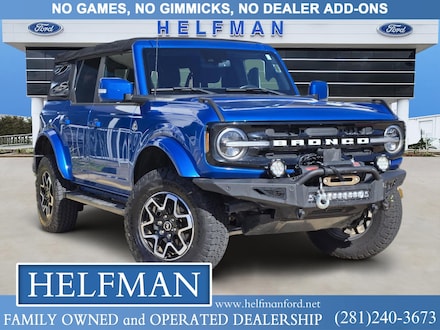 Used 2021 Ford Bronco Outer Banks SUV for Sale in Stafford, TX at Helfman Ford