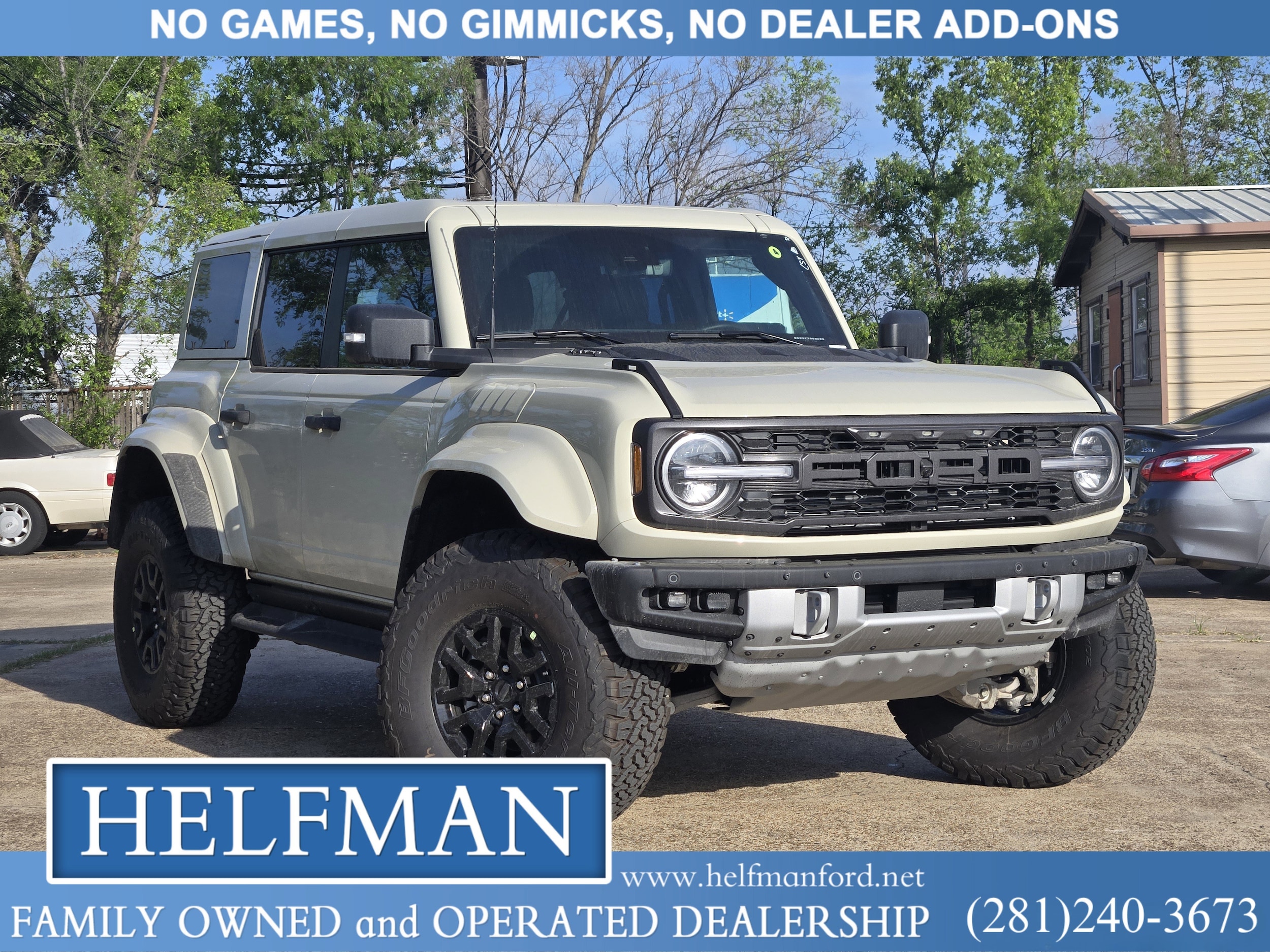 Desert Sand 2026 Ford Bronco Raptor 4WD SUV / Crossover Four-Wheel Drive Automatic