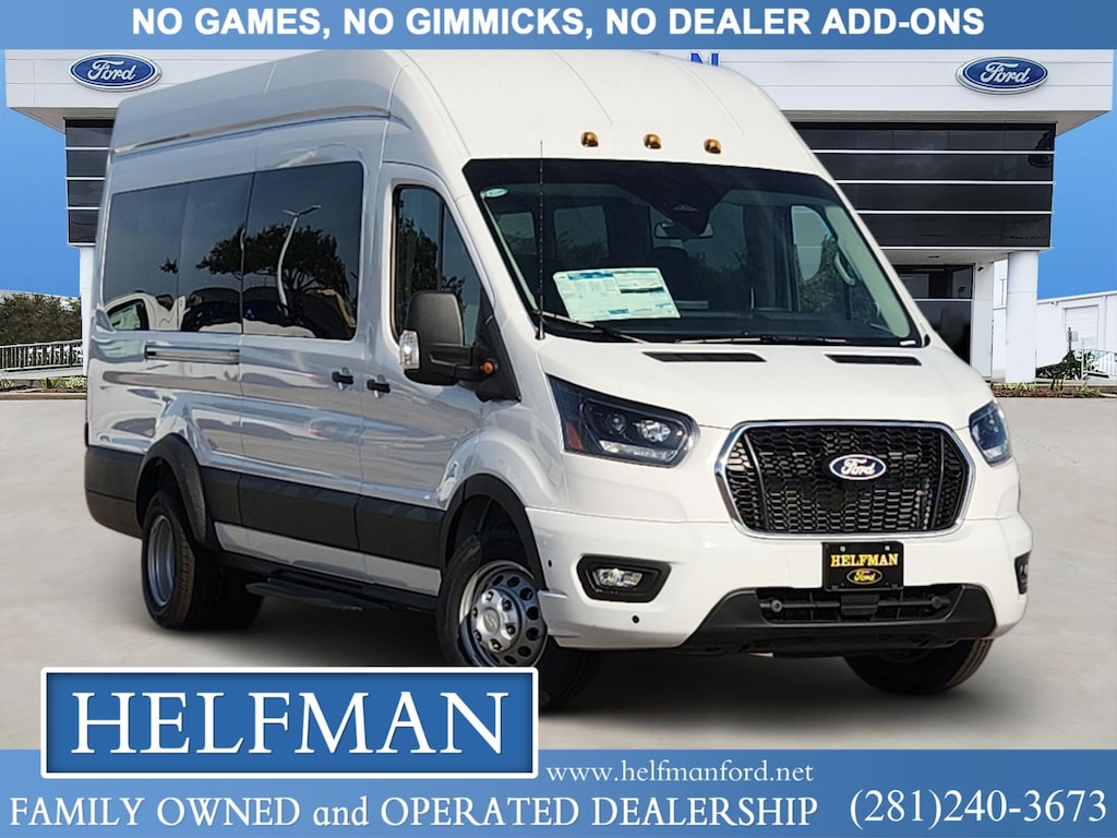 New 2026 Ford Transit Commercial Passenger Van XLT VAN