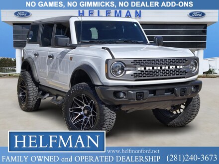 Used 2023 Ford Bronco Badlands SUV for Sale in Stafford, TX at Helfman Ford