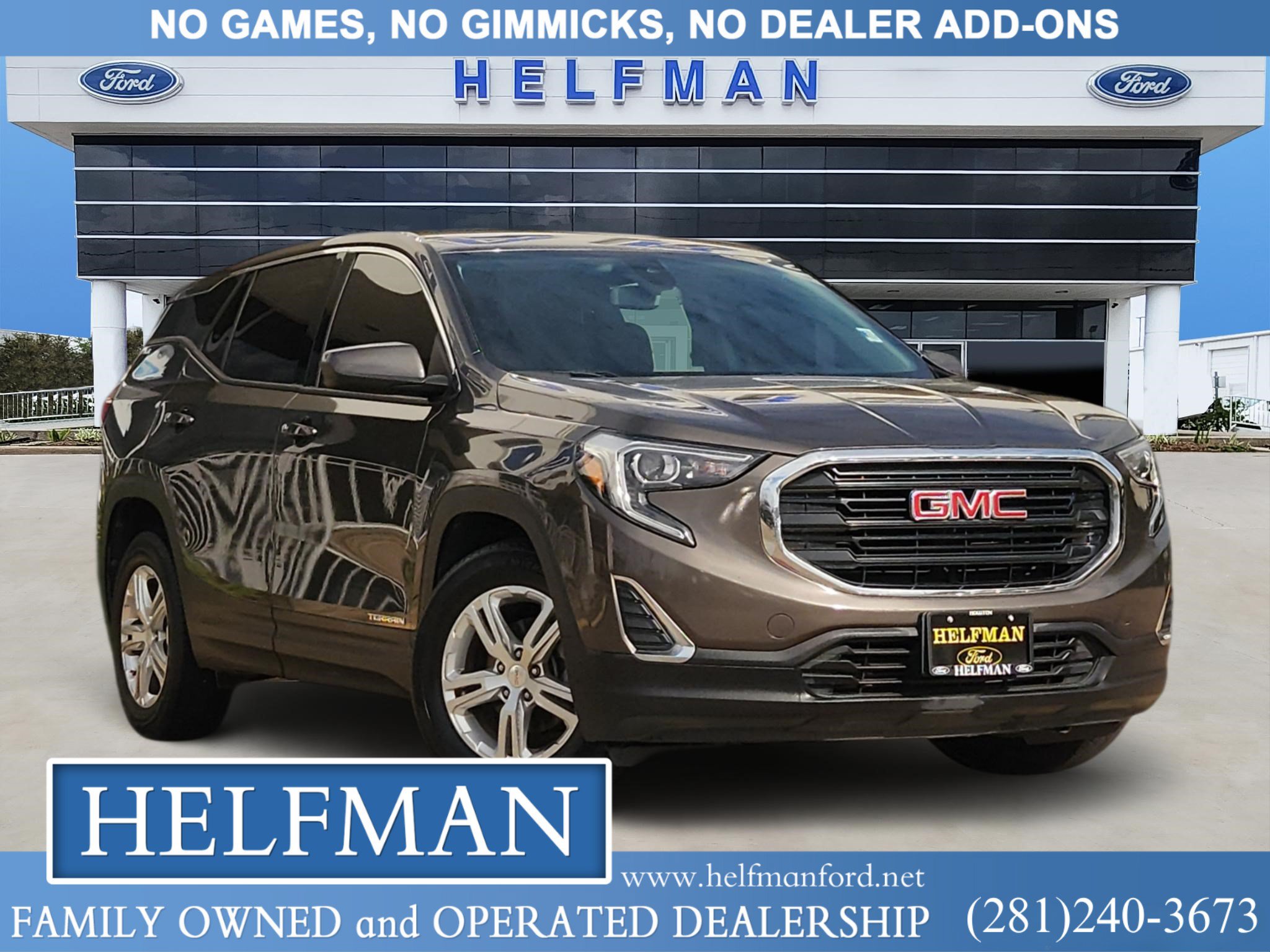 Used 2020 GMC Terrain SLE SUV 3GKALMEV8LL135181 for Sale in Stafford, TX at Helfman Ford
