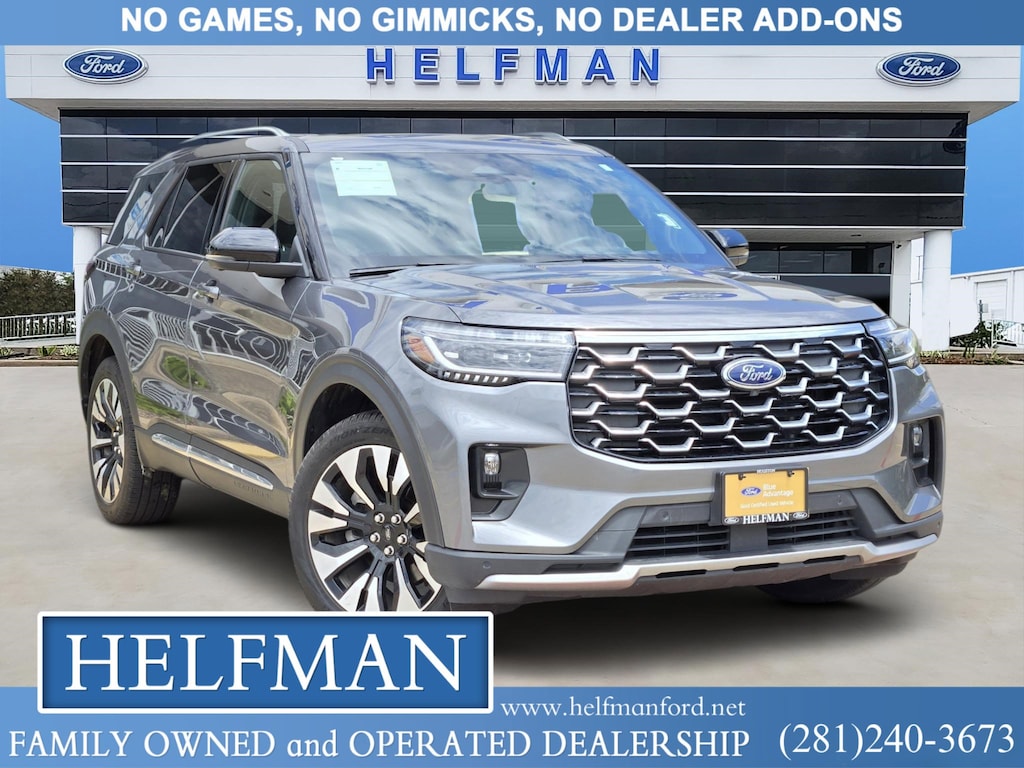 Certified 2025 Ford Explorer Platinum SUV