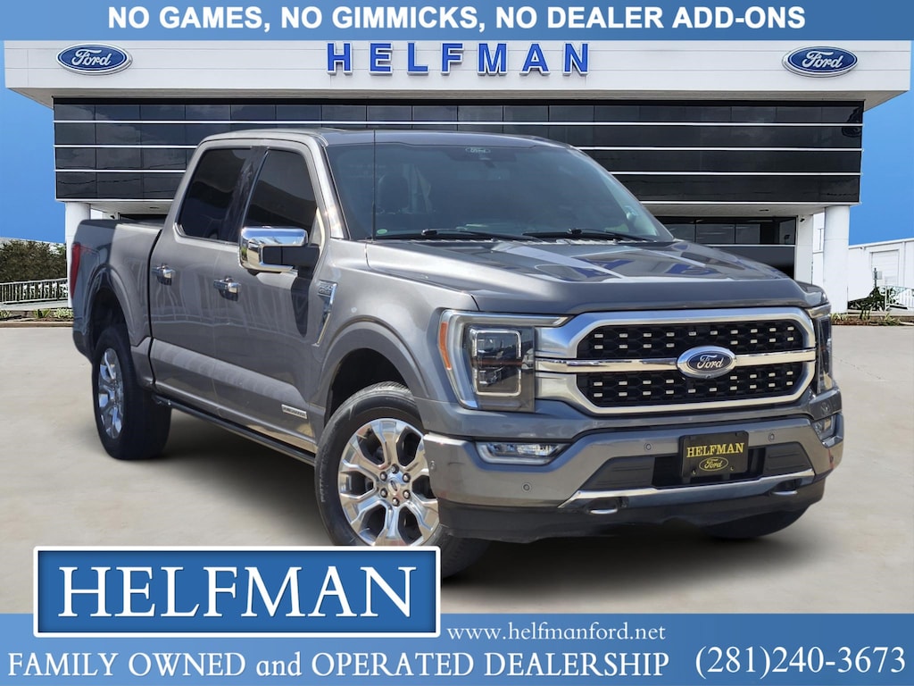 Used 2021 Ford F-150 Platinum Truck SuperCrew Cab