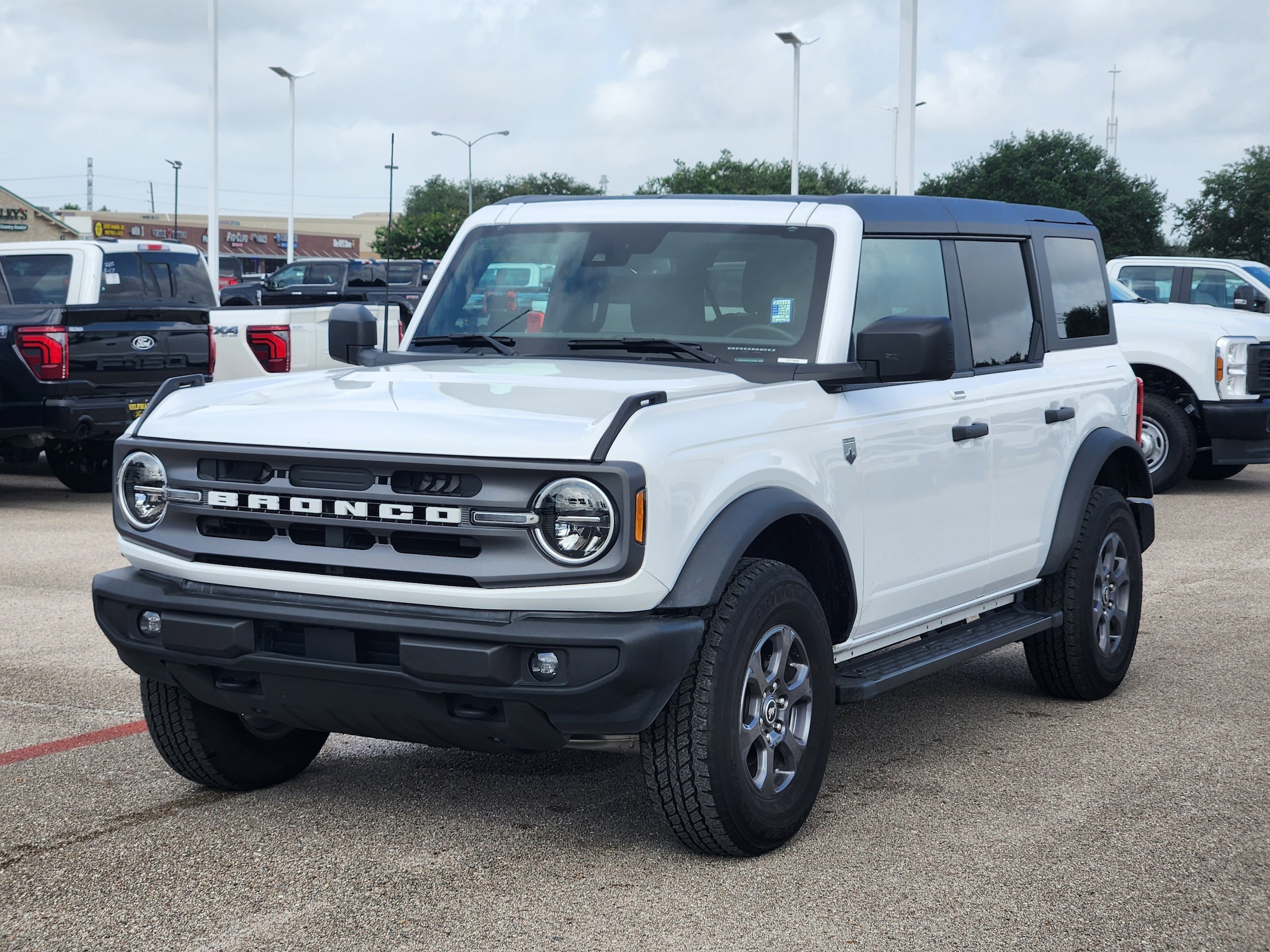 Certified 2023 Ford Bronco 4-Door Big Bend with VIN 1FMDE5BH1PLC19685 for sale in Stafford, TX