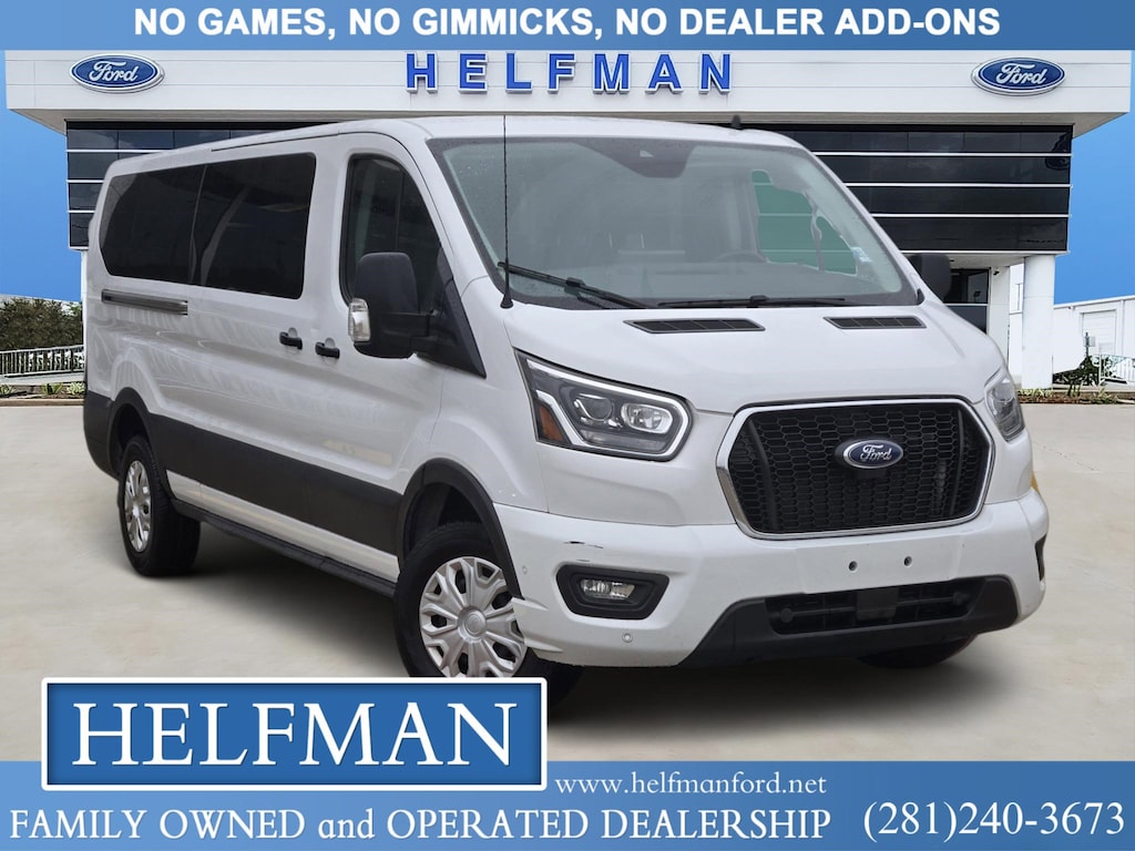 Used 2023 Ford Transit-350 Passenger XLT Wagon Low Roof Van