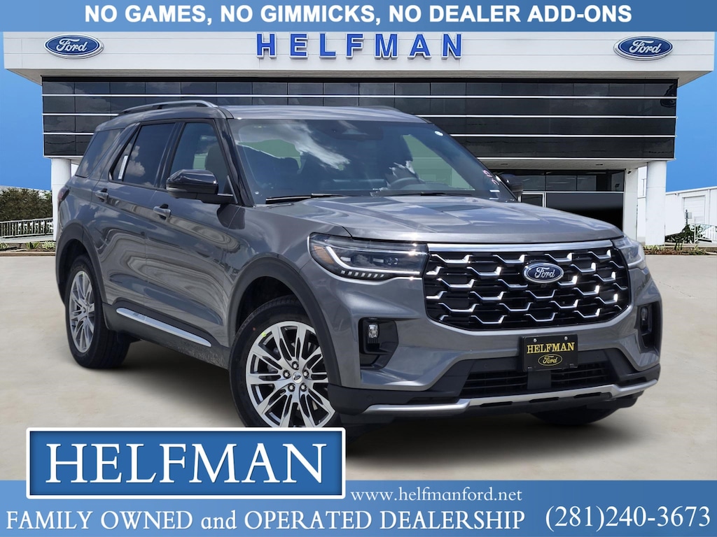 New 2026 Ford Explorer Platinum SUV