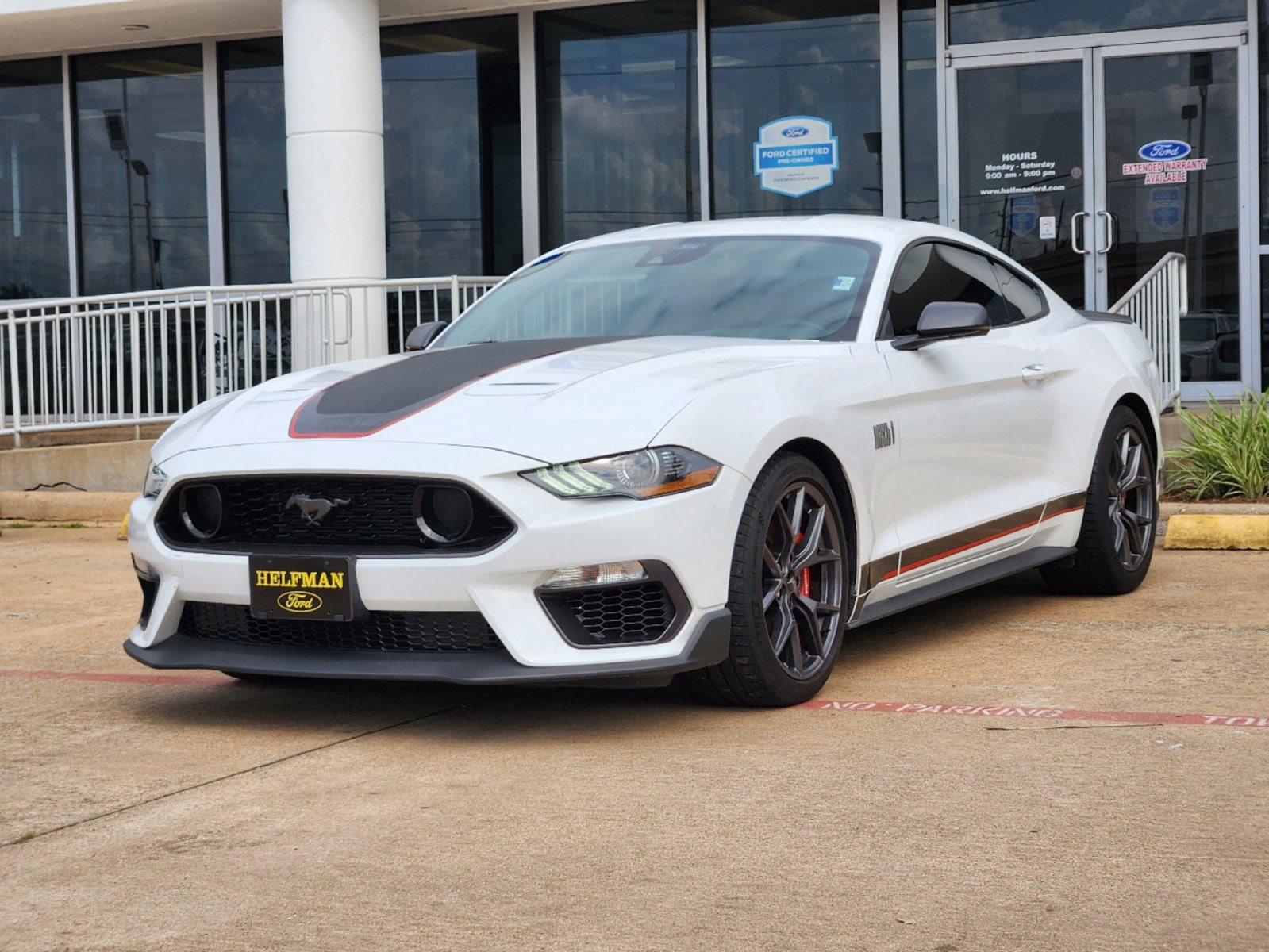 Certified 2022 Ford Mustang Mach 1 with VIN 1FA6P8R09N5554998 for sale in Stafford, TX