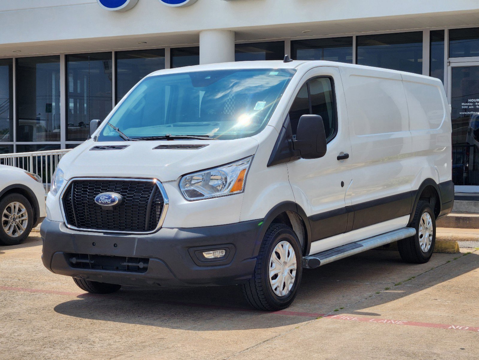 Used 2021 Ford Transit Van Base with VIN 1FTBR1Y85MKA35691 for sale in Stafford, TX