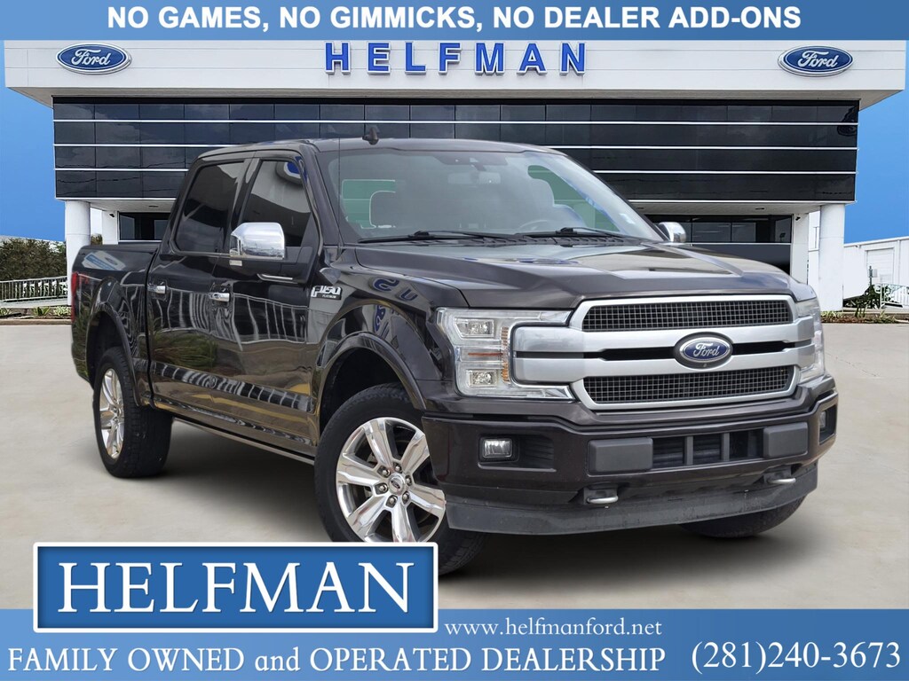 Used 2019 Ford F-150 Platinum Truck SuperCrew Cab