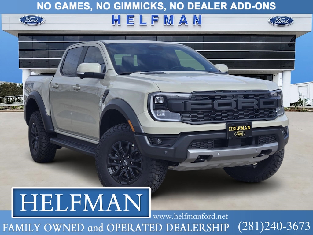 New 2025 Ford Ranger Raptor TRUCK