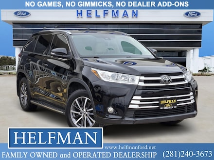 Used 2018 Toyota Highlander XLE SUV for Sale in Stafford, TX at Helfman Ford
