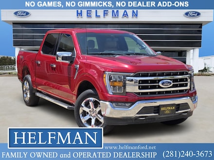 Used 2022 Ford F-150 Lariat Truck SuperCrew Cab for Sale in Stafford, TX at Helfman Ford