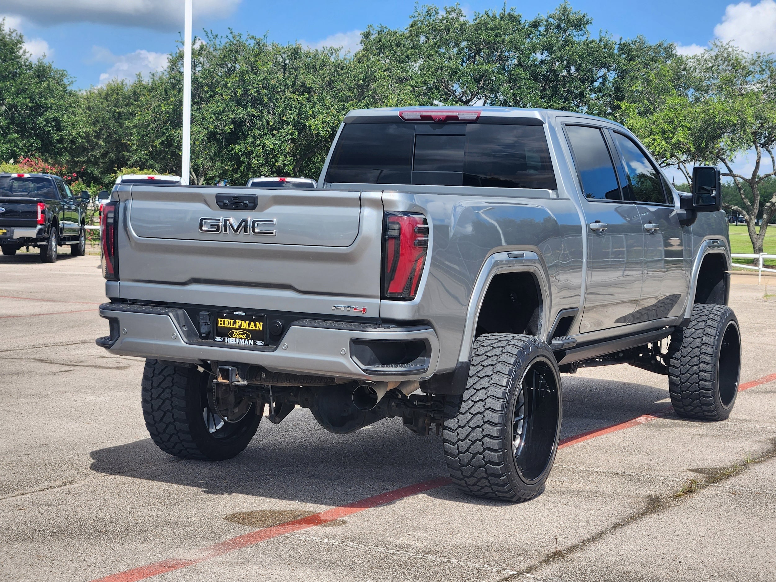 Used 2024 GMC Sierra 2500HD AT4 with VIN 1GT49PEY0RF307287 for sale in Stafford, TX