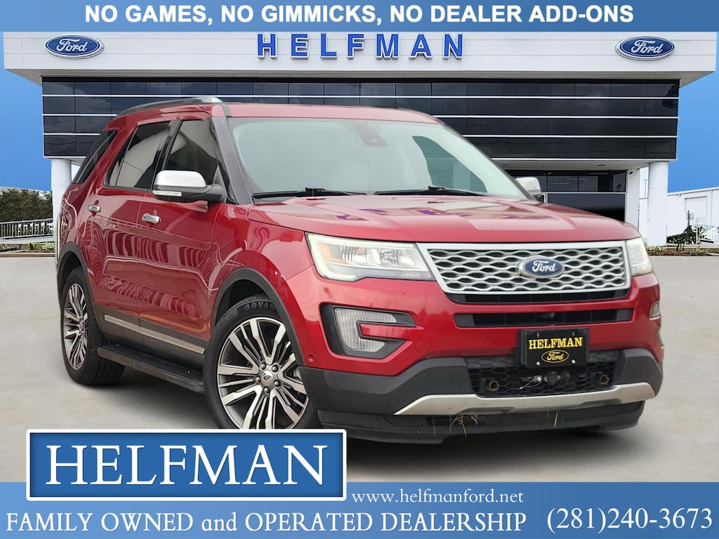 Used 2017 Ford Explorer Platinum SUV