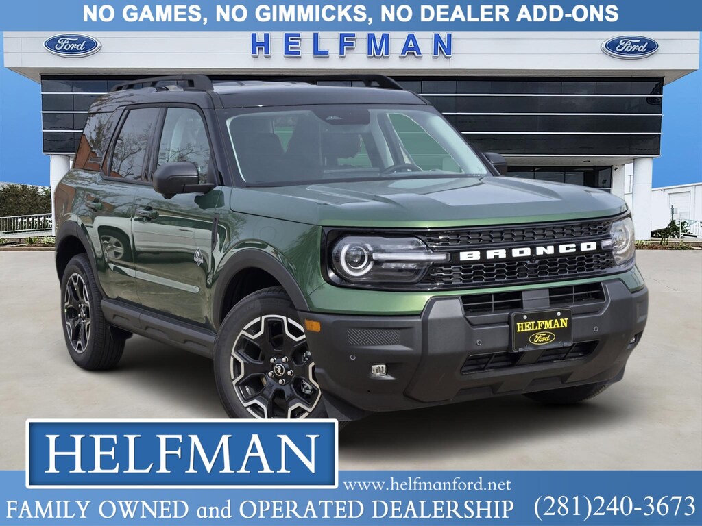 New 2025 Ford Bronco Sport Outer Banks SUV