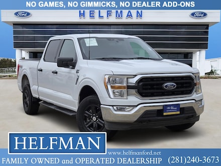 Used 2022 Ford F-150 XLT Truck SuperCrew Cab for Sale in Stafford, TX at Helfman Ford