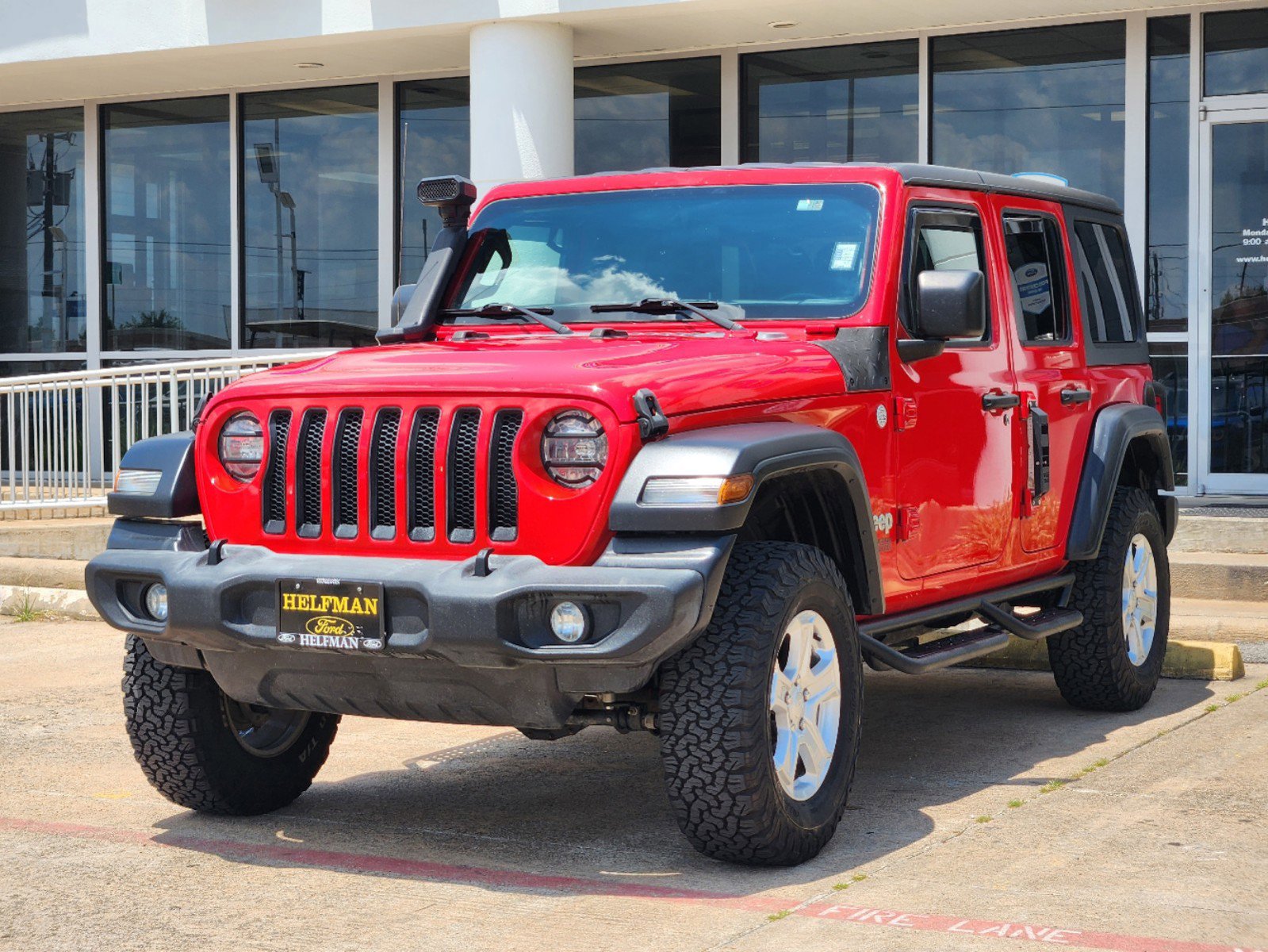 Certified 2019 Jeep Wrangler Unlimited Sport S with VIN 1C4HJXDG4KW603842 for sale in Stafford, TX