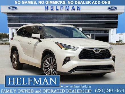 Used 2020 Toyota Highlander Platinum SUV for Sale in Stafford, TX at Helfman Ford