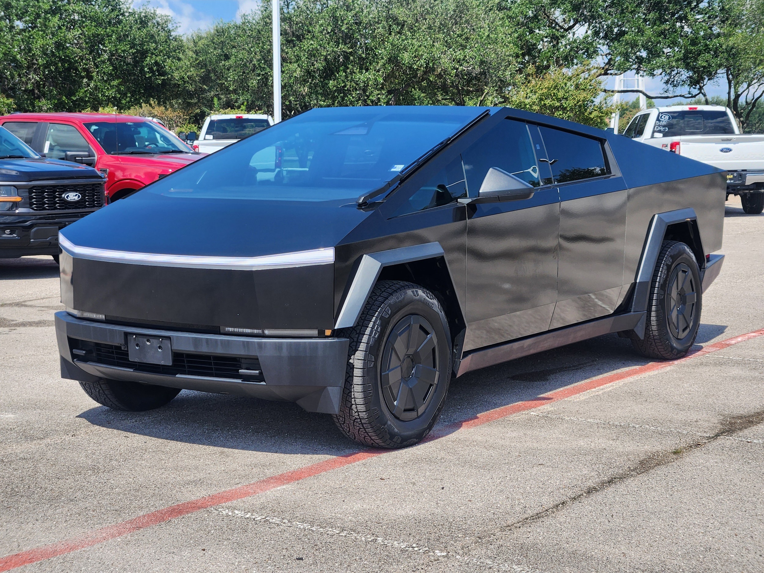 Used 2024 Tesla Cybertruck Base with VIN 7G2CEHED6RA041556 for sale in Meadows Place, TX