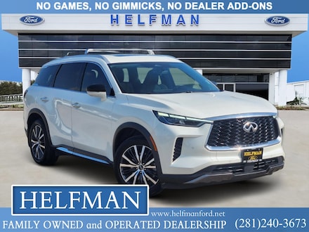 Used 2023 INFINITI QX60 Sensory SUV for Sale in Stafford, TX at Helfman Ford