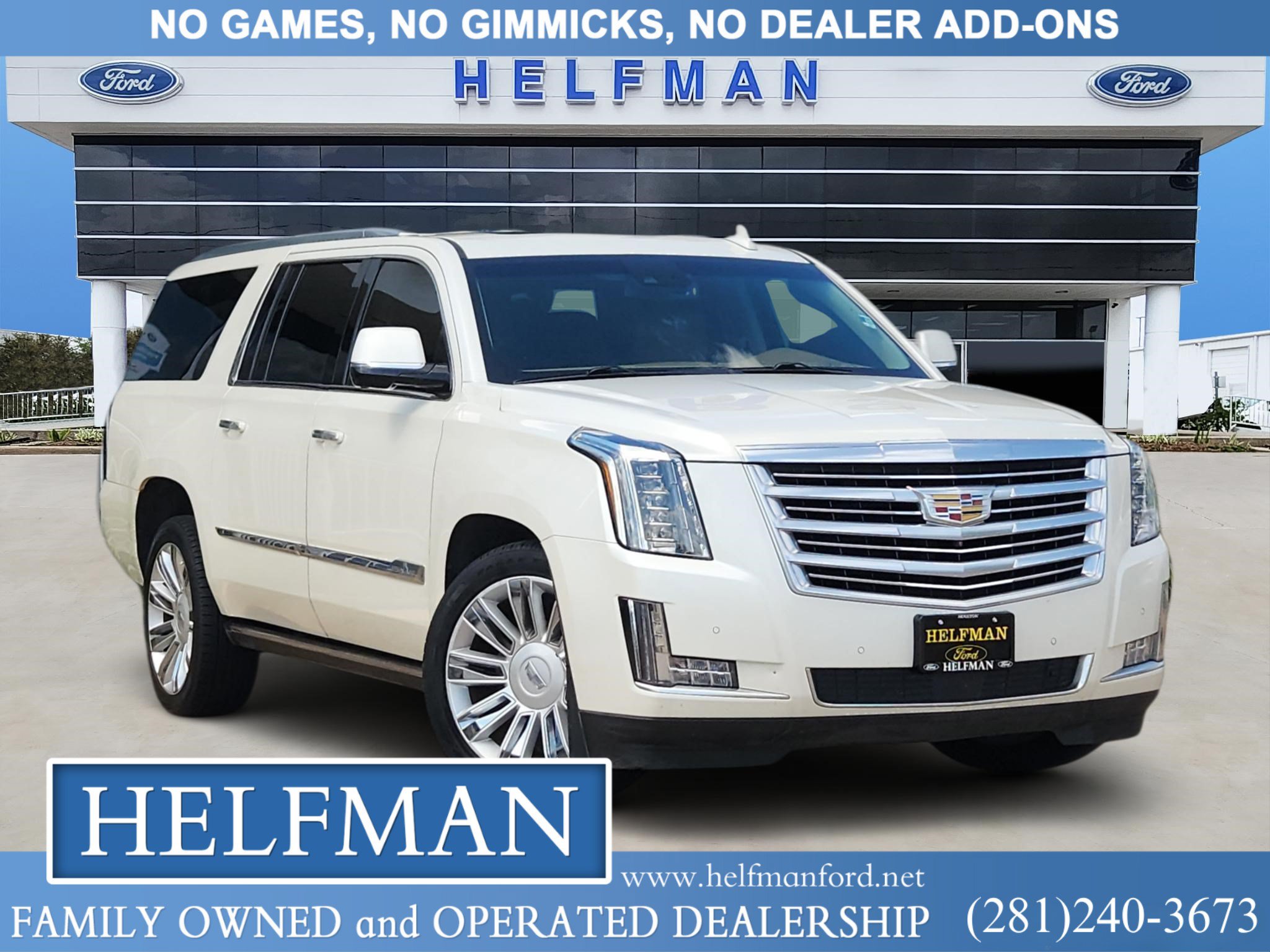 Used 2015 CADILLAC Escalade ESV Platinum SUV