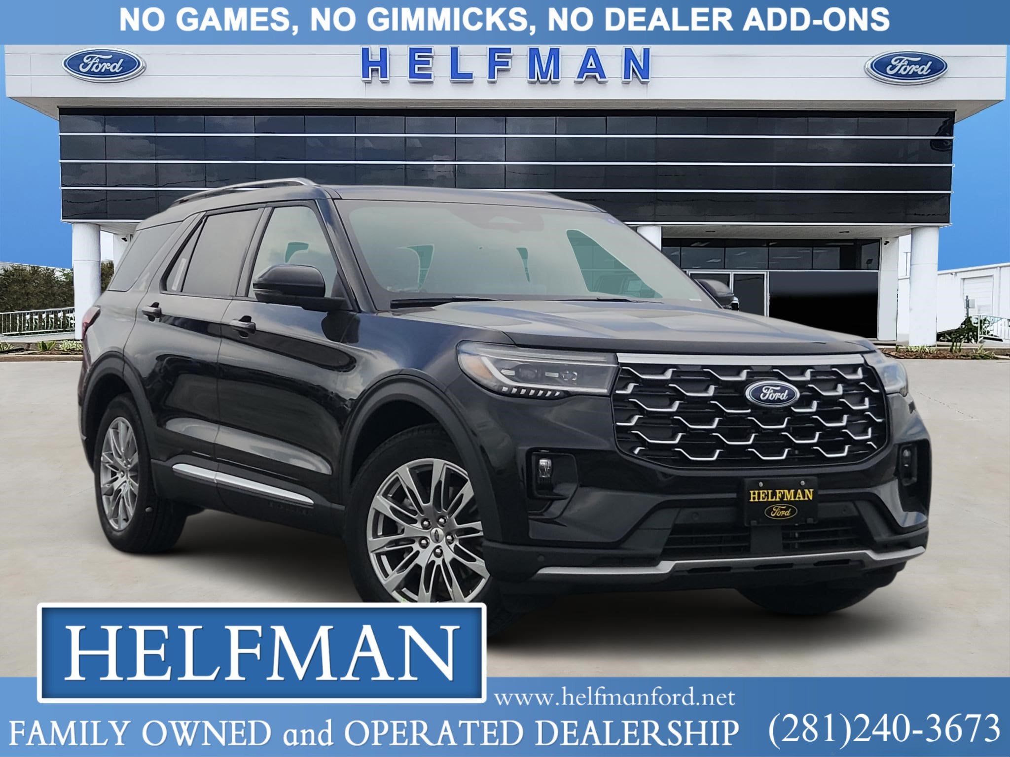 New 2026 Ford Explorer Platinum