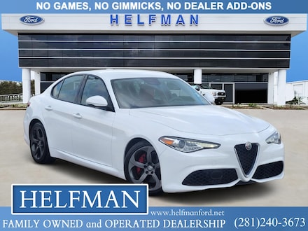 Used 2018 Alfa Romeo Giulia 4DR SDN RWD Sedan for Sale in Stafford, TX at Helfman Ford
