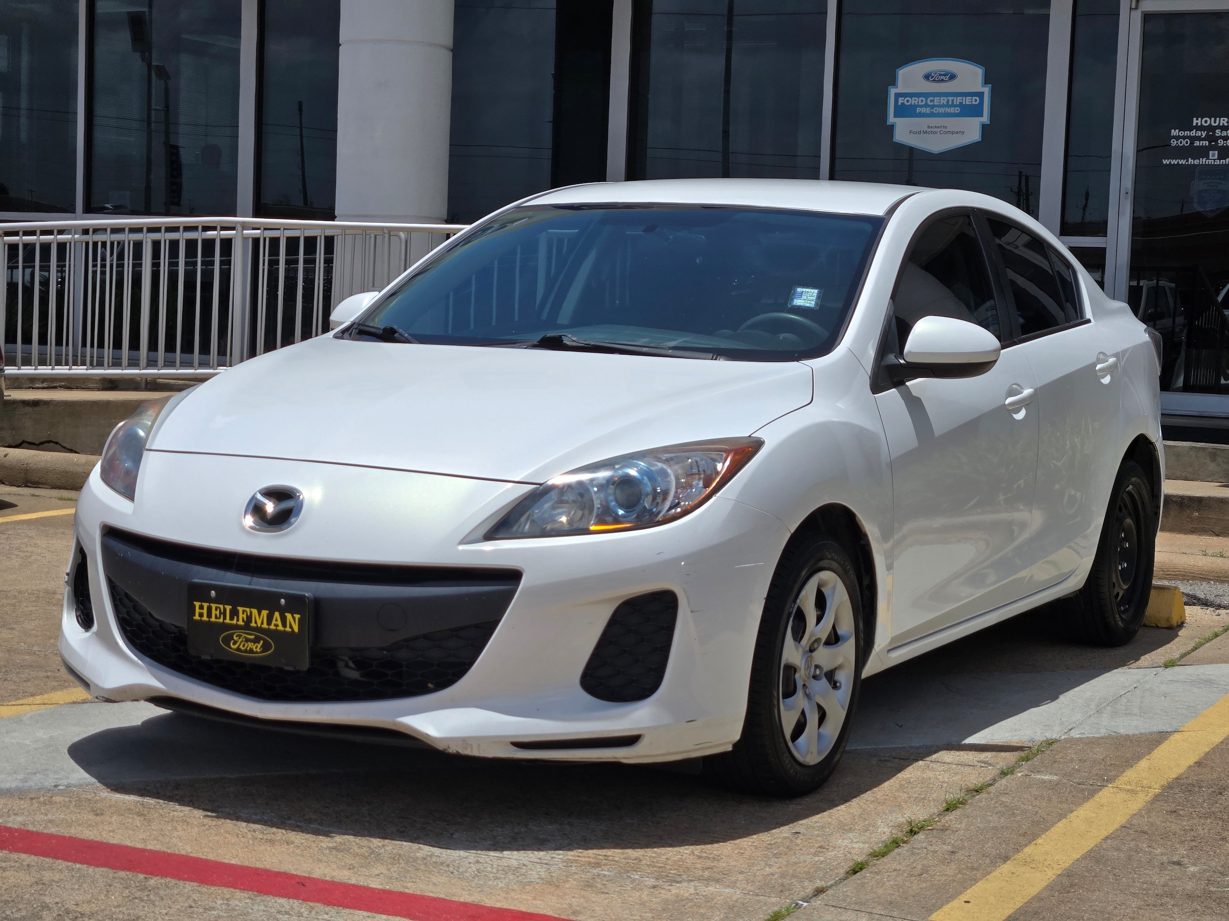Used 2013 Mazda MAZDA3 i Sport with VIN JM1BL1U70D1763293 for sale in Meadows Place, TX