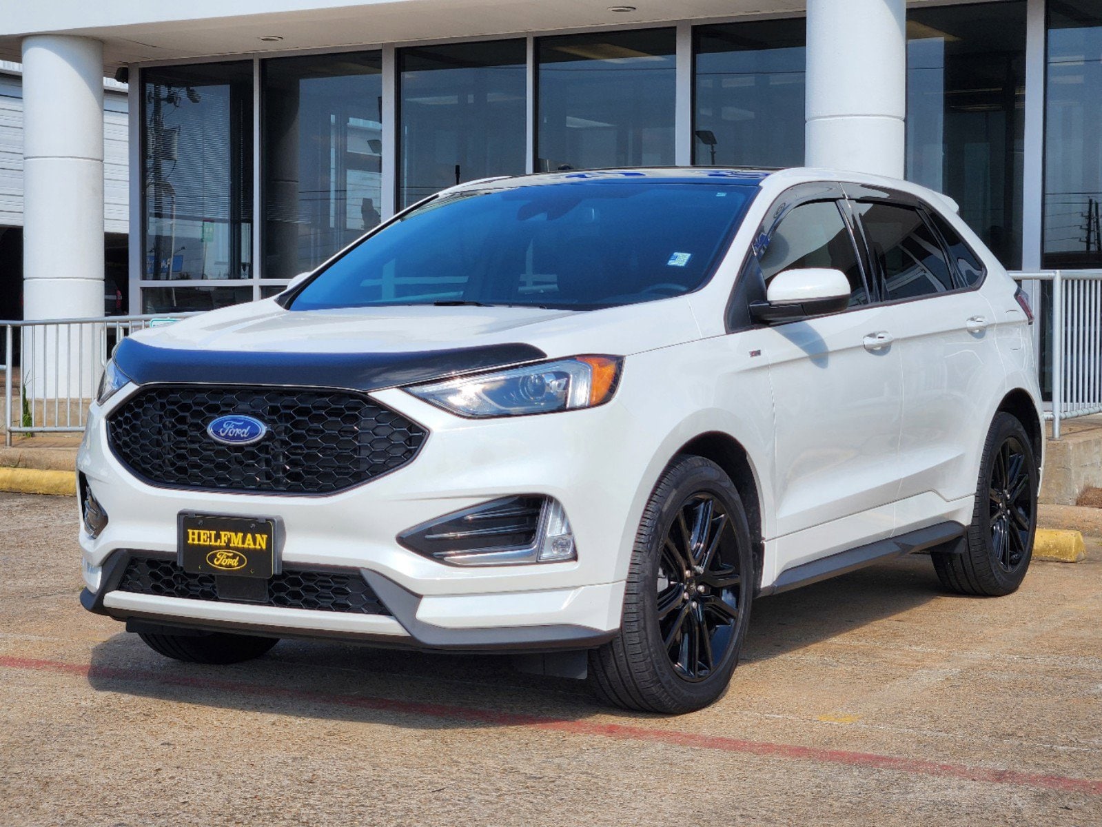 Certified 2023 Ford Edge ST-Line with VIN 2FMPK4J98PBA11703 for sale in Stafford, TX