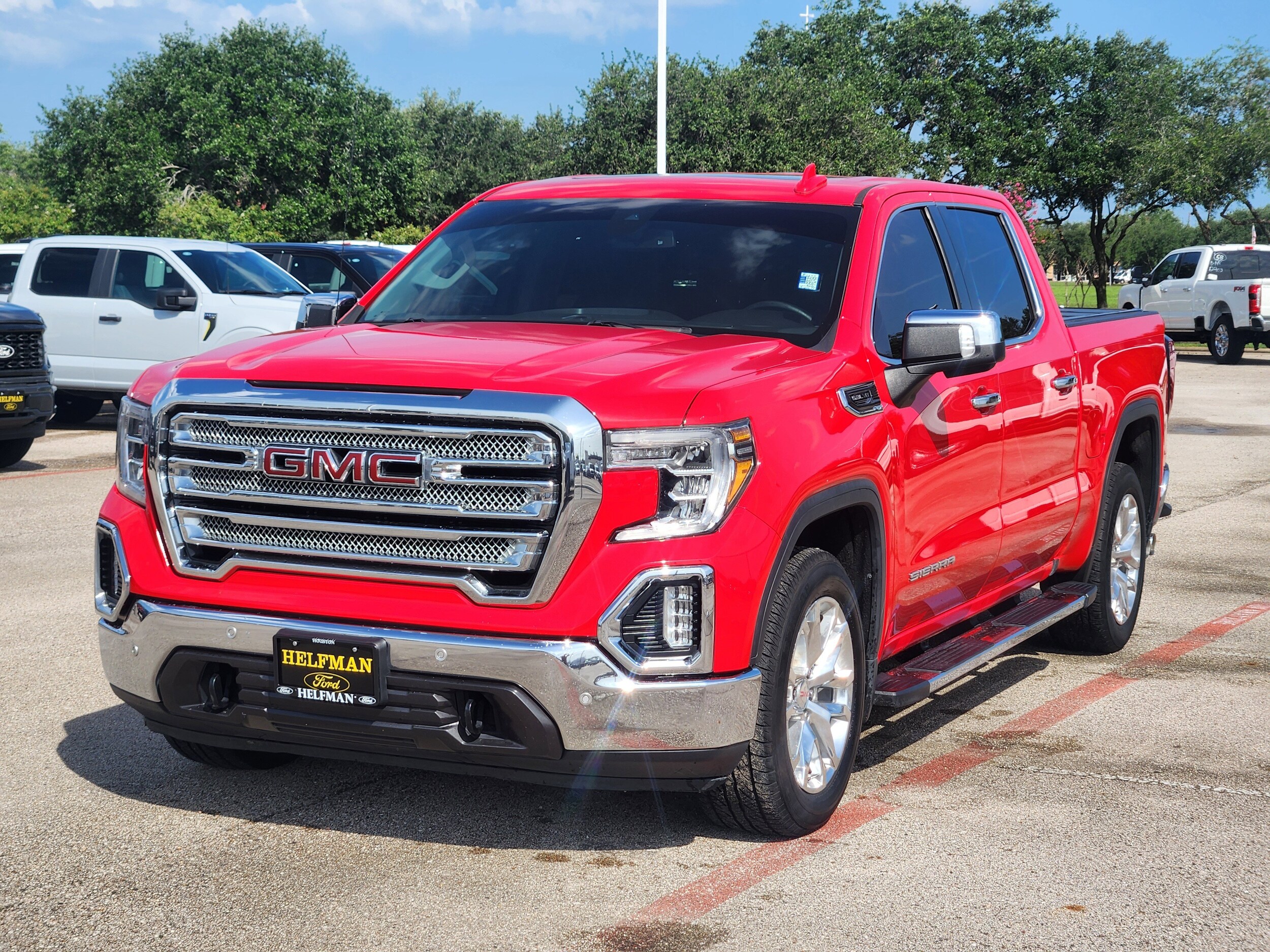 Used 2020 GMC Sierra 1500 SLT with VIN 3GTP8DED1LG273426 for sale in Stafford, TX