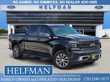 Used 2021 Chevrolet Silverado 1500 RST Diesel Truck Crew Cab for Sale in Stafford, TX at Helfman Ford
