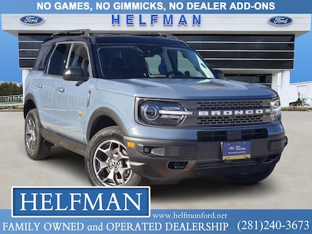 Used 2024 Ford Bronco Sport Badlands SUV for Sale in Stafford, TX at Helfman Ford