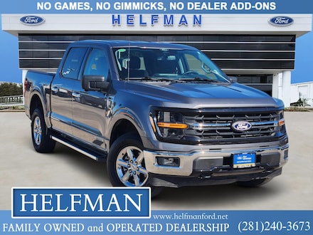 Used 2024 Ford F-150 XLT Truck SuperCrew Cab for Sale in Stafford, TX at Helfman Ford