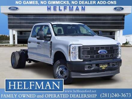 Used 2024 Ford F-350 Chassis XL Truck Crew Cab for Sale in Stafford, TX at Helfman Ford