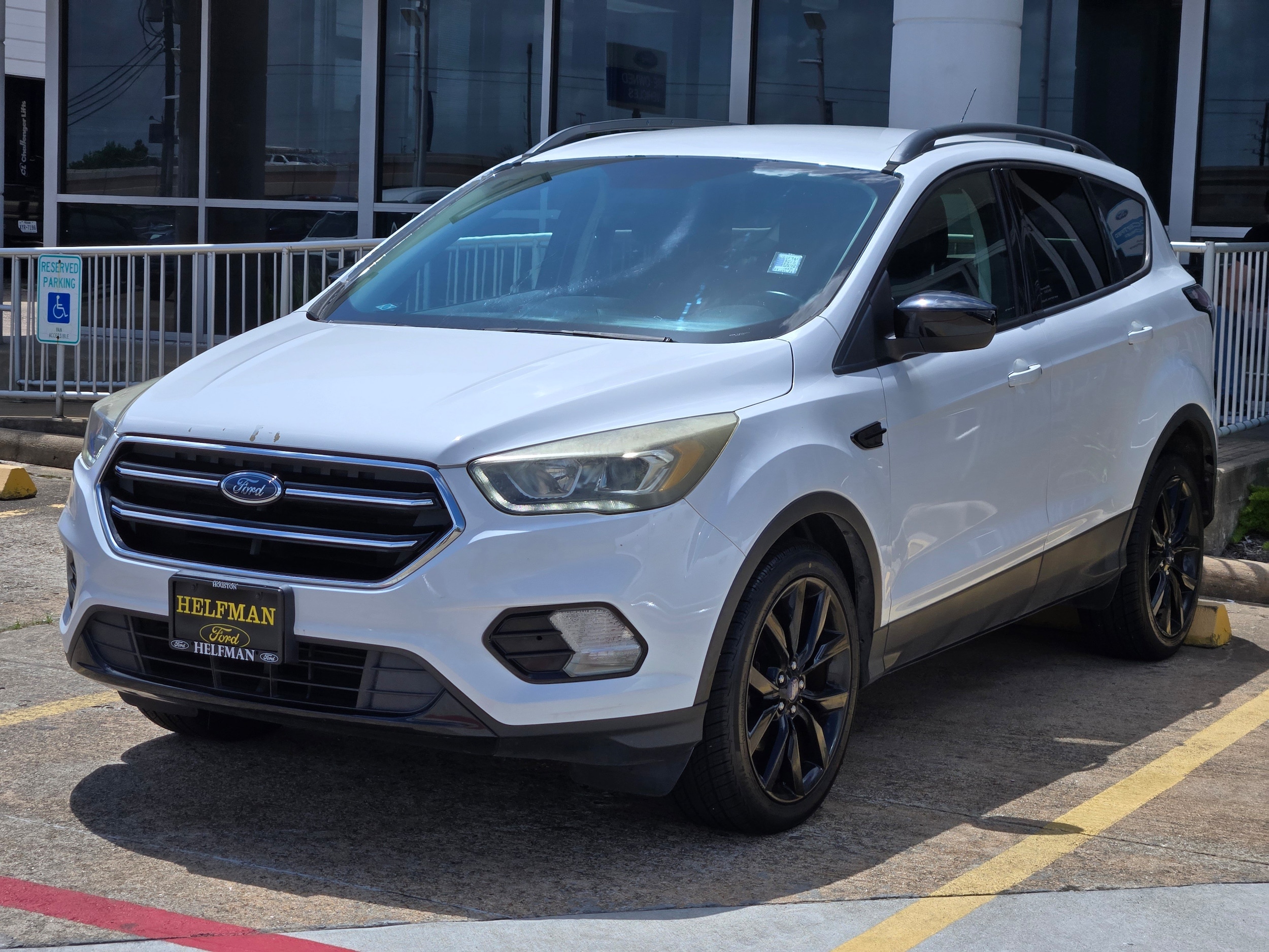 Used 2017 Ford Escape SE with VIN 1FMCU0GD7HUD75961 for sale in Meadows Place, TX