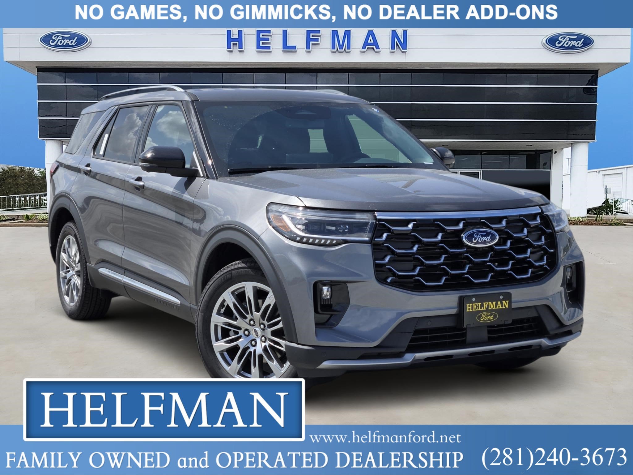 New 2026 Ford Explorer Platinum