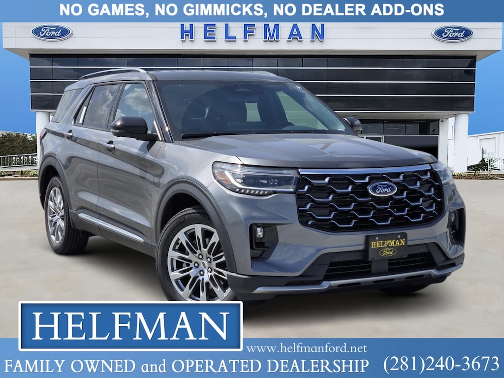 New 2026 Ford Explorer Platinum SUV