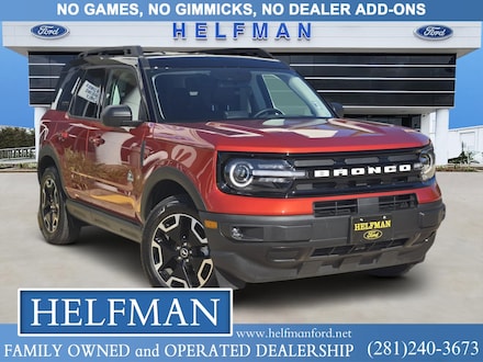 Used 2024 Ford Bronco Sport Outer Banks SUV for Sale in Stafford, TX at Helfman Ford