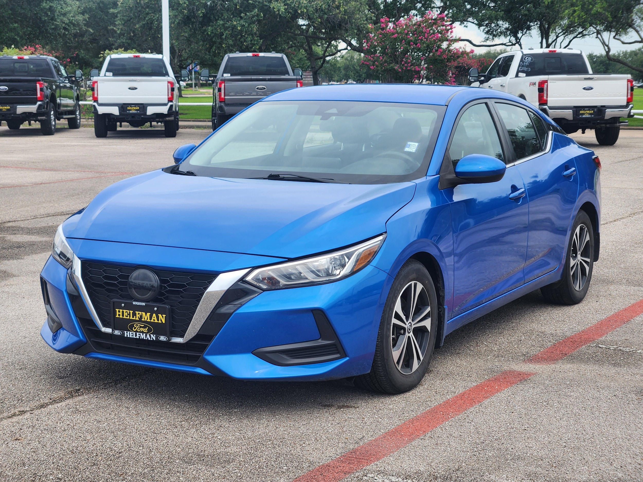 Used 2022 Nissan Sentra SV with VIN 3N1AB8CV8NY206221 for sale in Stafford, TX