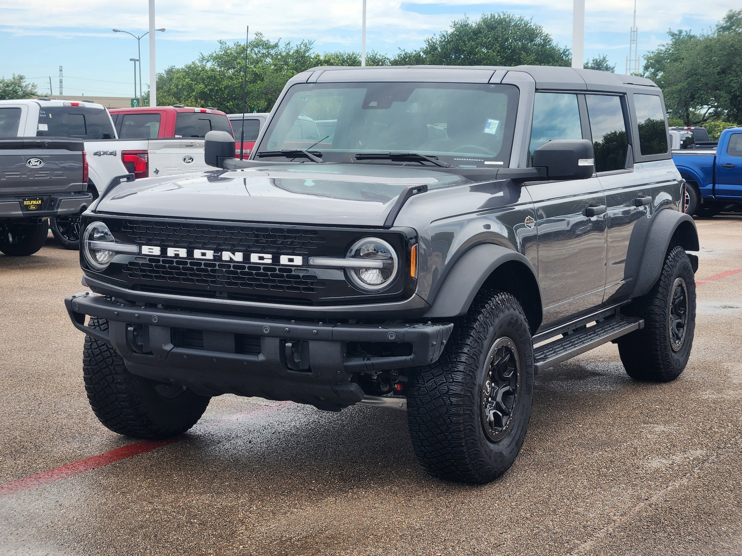 Certified 2024 Ford Bronco 4-Door Wildtrak with VIN 1FMEE2BP8RLA13213 for sale in Stafford, TX