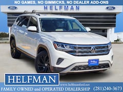 Used 2021 Volkswagen Atlas 3.6L V6 SE w/Technology SUV 1V2JR2CA6MC587625 for Sale in Stafford, TX at Helfman Ford