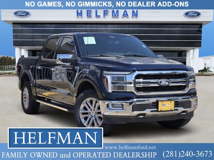 Used 2024 Ford F-150 Lariat Truck SuperCrew Cab for Sale in Stafford, TX at Helfman Ford