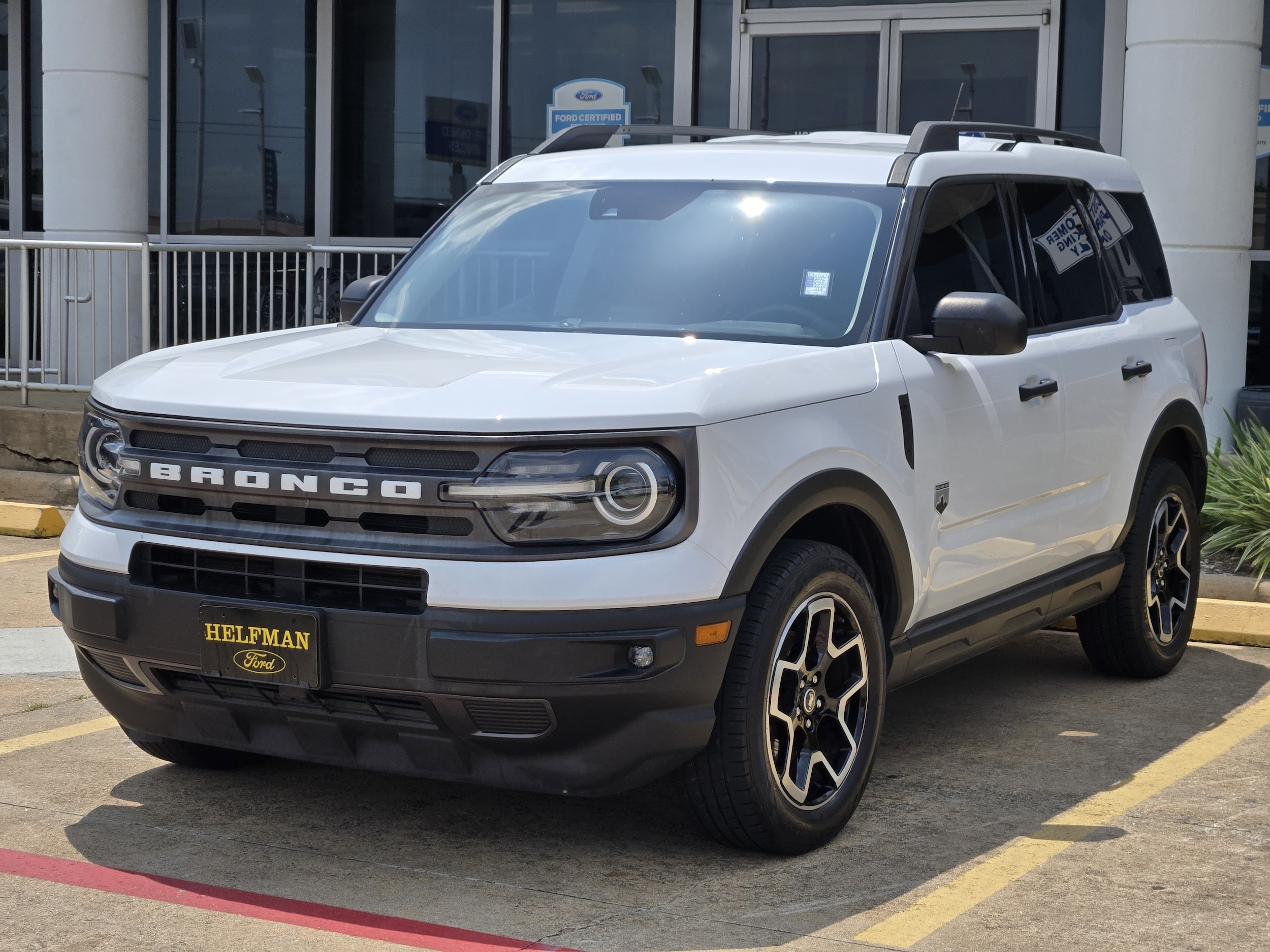 Used 2021 Ford Bronco Sport Big Bend with VIN 3FMCR9B62MRA47167 for sale in Meadows Place, TX