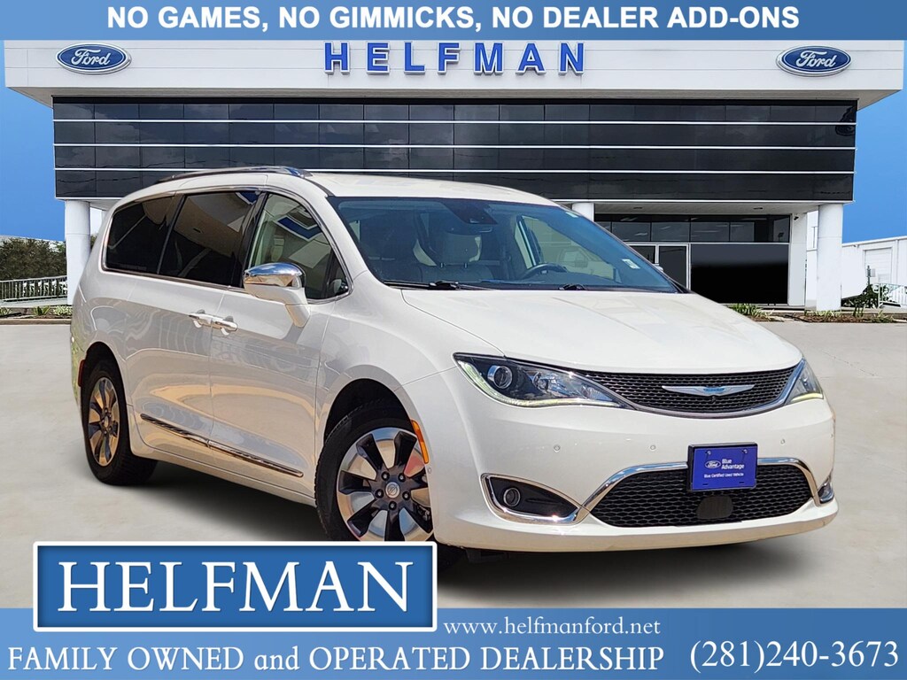 Used 2020 Chrysler Pacifica Hybrid Hybrid Limited Van Passenger Van